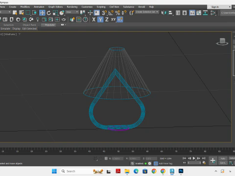 Table lamp 3D Model