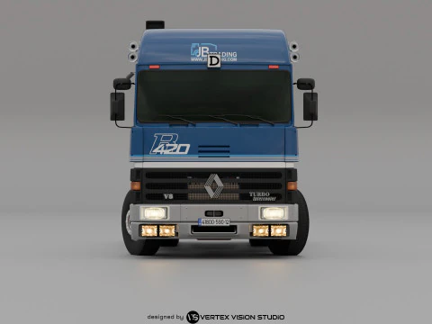RENAULT R420 6X4 V8 Turbo Intercooler 3D Model