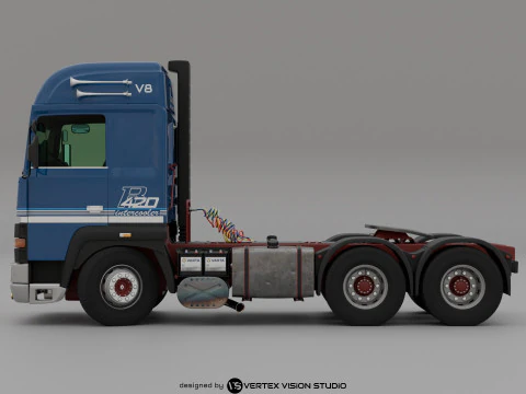 RENAULT R420 6X4 V8 Turbo Intercooler 3D Model