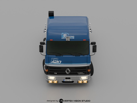 RENAULT R420 6X4 V8 Turbo Intercooler 3D Model