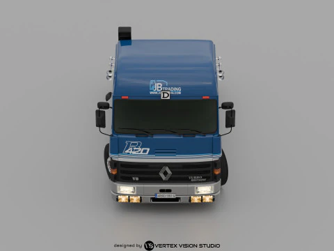 RENAULT R420 6X4 V8 Turbo Intercooler 3D Model