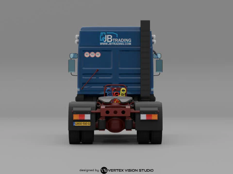 RENAULT R420 6X4 V8 Turbo Intercooler 3D Model
