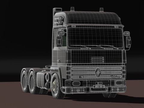RENAULT R420 6X4 V8 Turbo Intercooler 3D Model