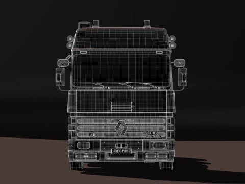 RENAULT R420 6X4 V8 Turbo Intercooler 3D Model