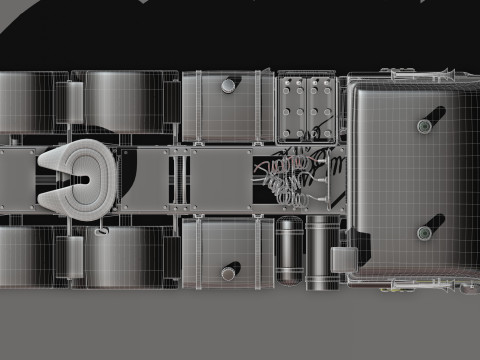 RENAULT R420 6X4 V8 Turbo Intercooler 3D Model