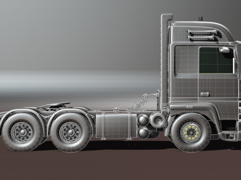 RENAULT R420 6X4 V8 Turbo Intercooler 3D Model