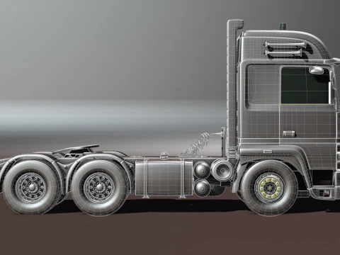 RENAULT R420 6X4 V8 Turbo Intercooler 3D Model