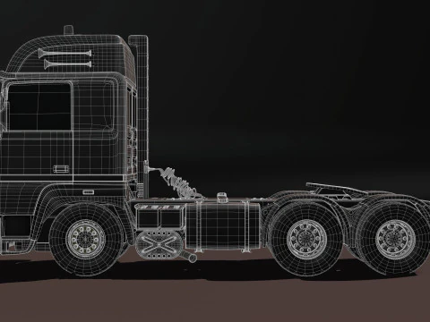 RENAULT R420 6X4 V8 Turbo Intercooler 3D Model