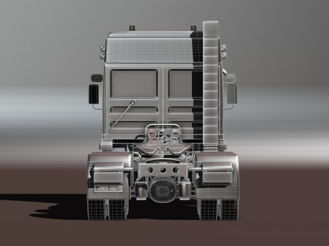 RENAULT R420 6X4 V8 Turbo Intercooler 3D Model