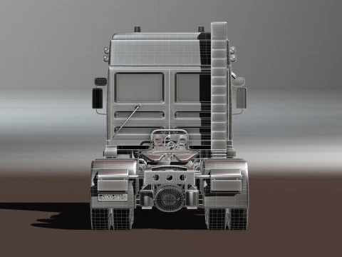RENAULT R420 6X4 V8 Turbo Intercooler 3D Model
