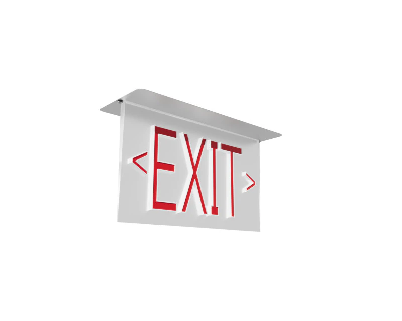 Exit sign 3D Model .c4d .max .obj .3ds .fbx .stl .blend