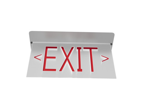 Exit sign Modelo 3D
