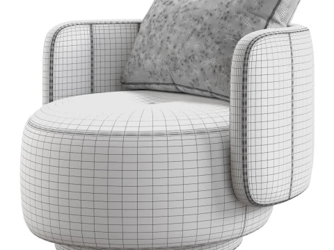 Torii Bold Armchair 3D Model