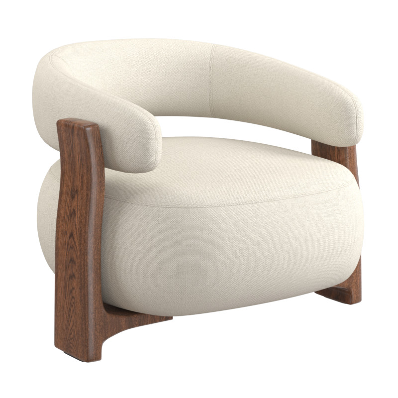 Kave Home Granite Armchair Model 3D .c4d .max .obj .3ds .fbx .stl .blend