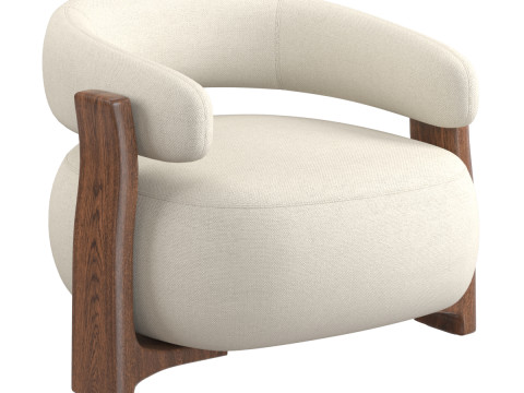 Kave Home Granite Armchair Modèle 3D