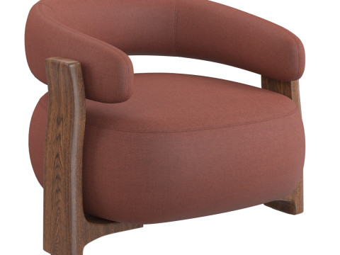 Kave Home Granite Armchair Model 3D