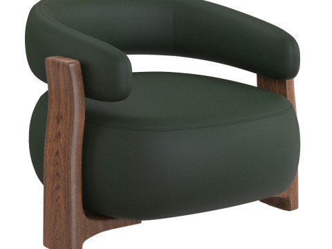 Kave Home Granite Armchair Model 3D