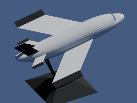 Space Plane 3D Model