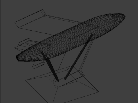 Space Plane 3D Model