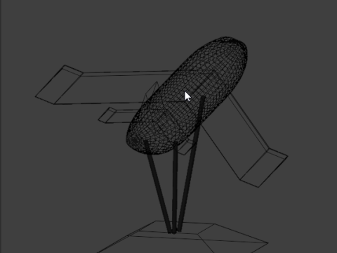 Space Plane 3D Model