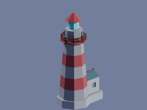 Świetlny Dom Model 3D