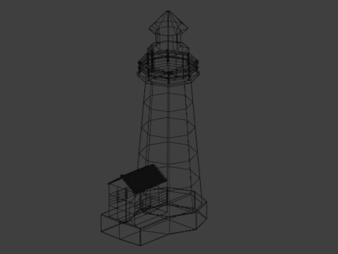Light House Modello 3D