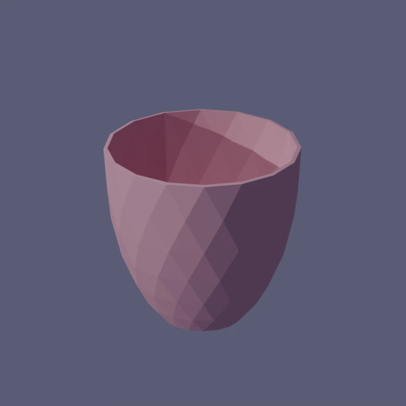 Plant Pot 3D Model .c4d .max .obj .3ds .fbx .stl .blend 