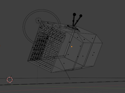 Red tv 3D Model