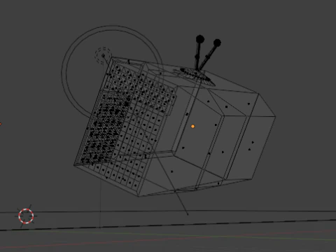 Red tv 3D Model
