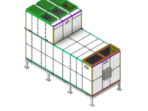 Unidade de tratamento de ar Modelo 3D