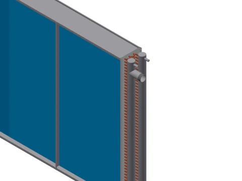 Cooling Coil 3D Model