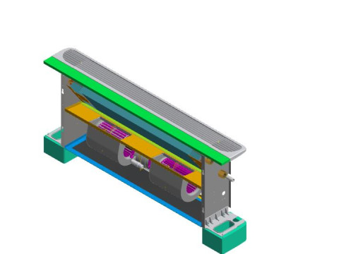 Fancoil Polimery 600 CFM Modèle 3D