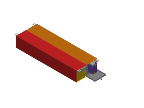 Fancoil 1000 CFM plenium Modelo 3D