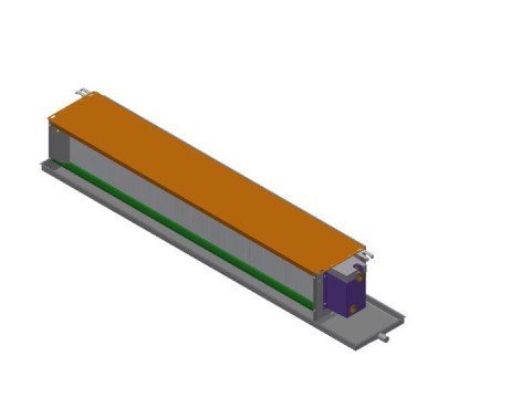 Fancoil 1000 CFM plenium Modelo 3D