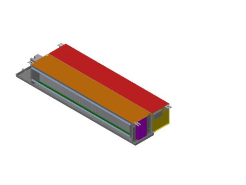 Fancoil 1000 CFM plenium Modelo 3D