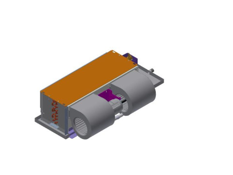 Fancoil 400 CFM Modelo 3D