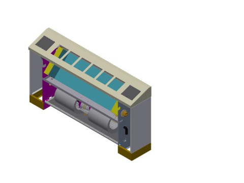 New floor fancoil Model 3D
