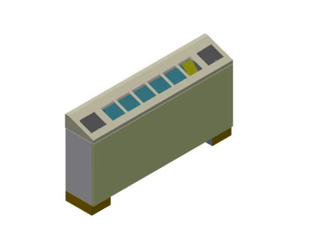New floor fancoil 3D Model