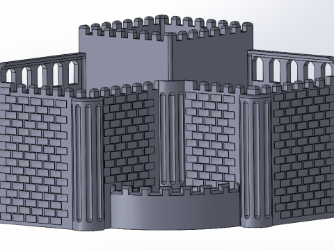 Castle planter 3D Принт Модель