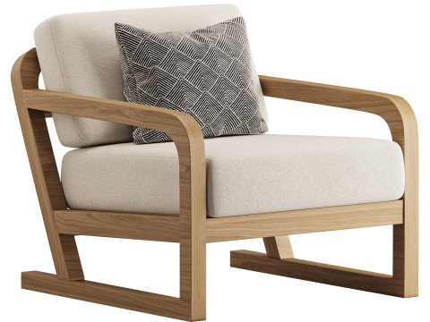 Farmhouse Armchair 3Dモデル