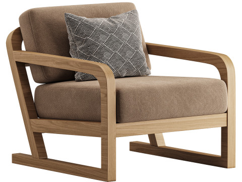 Farmhouse Armchair 3D Модель