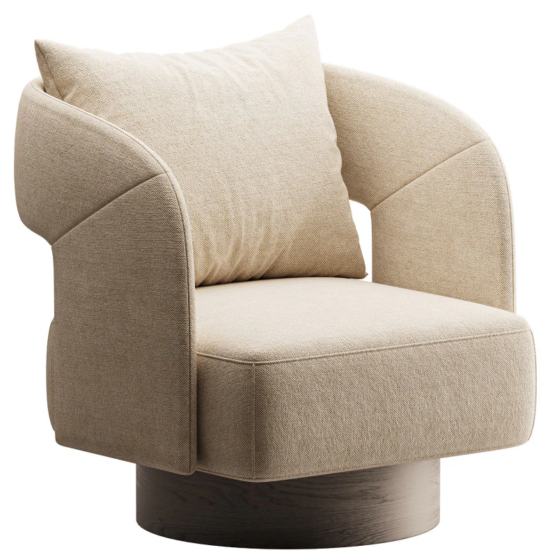 Simmons Chair 3D Model .c4d .max .obj .3ds .fbx .stl .blend 