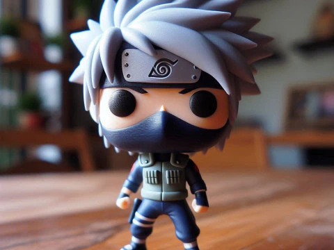 Kakashi Hatake Funko Pop Naruto Shippuden Modello di stampa 3D