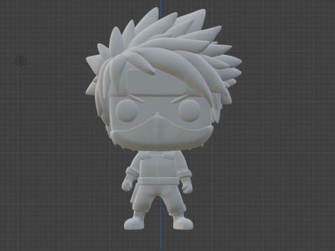 Kakashi Hatake funko pop naruto shippuden 3D Baskı Modeli