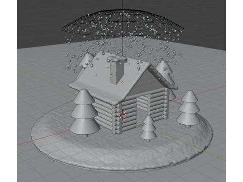 Glass snow ball 3D Model