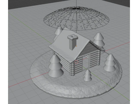 Glass snow ball 3D Model