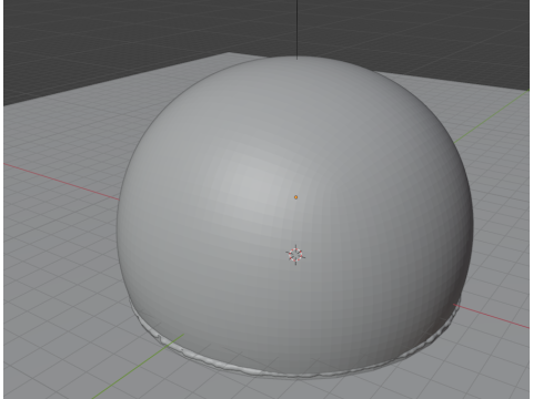Glass snow ball 3Dモデル