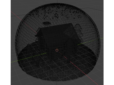 Glass snow ball 3D Model