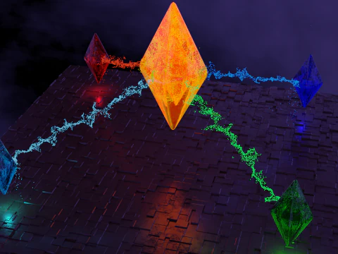 Cztery elementy Model 3D