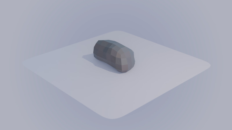 Low Poly Stone Modello 3D .c4d .max .obj .3ds .fbx .stl .blend 